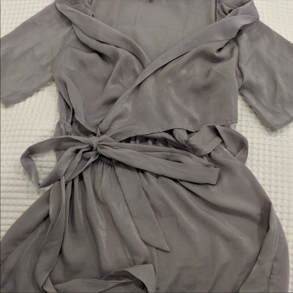 Gunmetal Sabo Skirt Romper - Picture 2 of 3